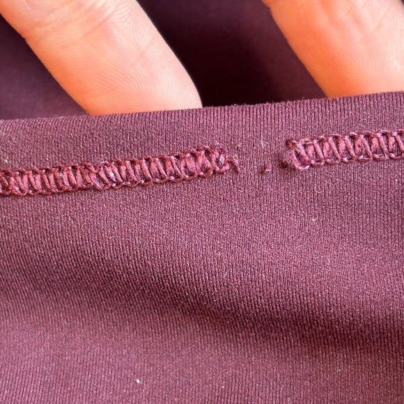 Lululemon In Movement 7/8 Tight *Everlux 25" Black Cherry Size 4 W5ANXS - Picture 7 of 12